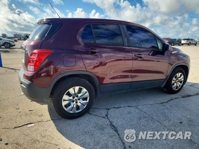 Trzecie zdjęcie samochodu z tyłu: 2016 CHEVROLET TRAX LS VIN:3GNCJKSB1GL157559 - miniatura