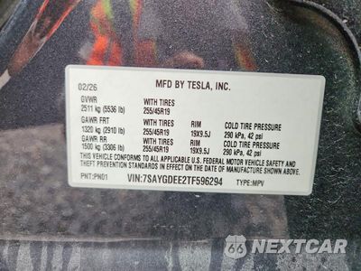 Zdjęcie 12 z 12 samochodu: 2026 TESLA MODEL Y VIN:7SAYGDEE2TF596294 - miniatura