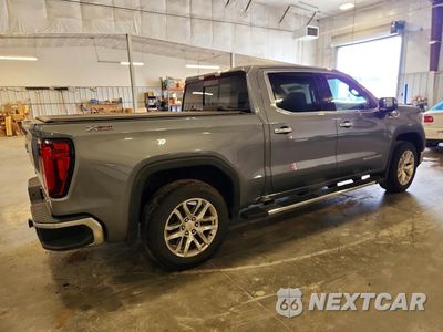 Trzecie zdjęcie samochodu z tyłu: 2019 GMC SIERRA K1500 SLT VIN:3GTU9DED7KG281688 - miniatura