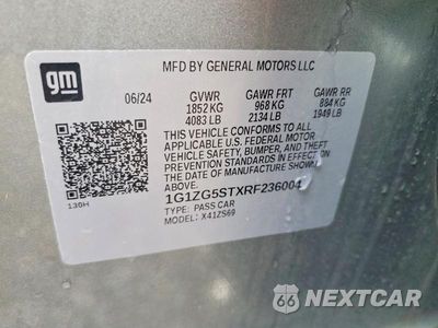Zdjęcie 12 z 12 samochodu: 2024 CHEVROLET MALIBU RS VIN:1G1ZG5STXRF236004 - miniatura