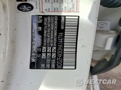 Zdjęcie 12 z 12 samochodu: 2017 MERCEDES-BENZ E 300 4MATIC VIN:WDDZF4KB3HA144794 - miniatura