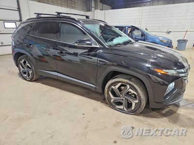 Czwarte zdjęcie samochodu z boku: 2022 HYUNDAI TUCSON LIMITED VIN:5NMJECAE7NH121777 - miniatura