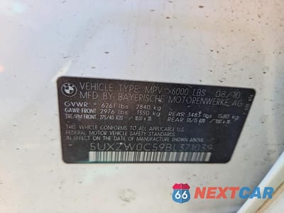 Zdjęcie 12 z 12 samochodu: 2011 BMW X5 XDRIVE35D VIN:5UXZW0C59BL371039 - miniatura