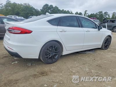 Trzecie zdjęcie samochodu z tyłu: 2019 FORD FUSION SE VIN:3FA6P0HD9KR163154 - miniatura