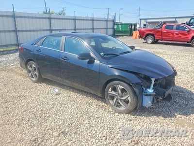 Czwarte zdjęcie samochodu z boku: 2023 HYUNDAI ELANTRA LIMITED VIN:KMHLP4AG7PU427900 - miniatura