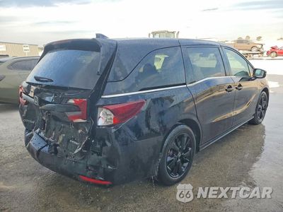 Trzecie zdjęcie samochodu z tyłu: 2023 HONDA ODYSSEY SPORT-L VIN:5FNRL6H71PB027738 - miniatura