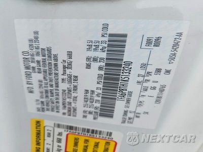 Zdjęcie 12 z 12 samochodu: 2019 FORD MUSTANG VIN:1FA6P8TH1K5133240 - miniatura