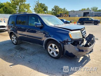 Czwarte zdjęcie samochodu z boku: 2012 HONDA PILOT EXL VIN:5FNYF4H62CB051832 - miniatura