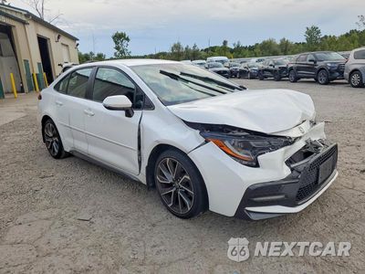 Czwarte zdjęcie samochodu z boku: 2021 TOYOTA COROLLA SE VIN:5YFS4MCE6MP075633 - miniatura