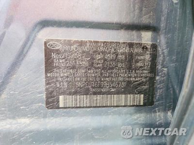Zdjęcie 12 z 12 samochodu: 2009 HYUNDAI SONATA LIMITED V6 VIN:5NPEU46F99H546731 - miniatura