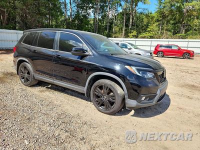 Czwarte zdjęcie samochodu z boku: 2019 HONDA PASSPORT SPORT VIN:5FNYF7H24KB004671 - miniatura