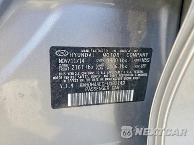 Zdjęcie 12 z 12 samochodu: 2015 HYUNDAI ELANTRA LIMITED VIN:KMHDH4AE0FU382149 - miniatura