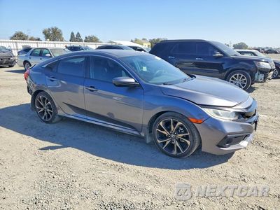 Czwarte zdjęcie samochodu z boku: 2020 HONDA CIVIC SPORT VIN:2HGFC2F84LH580414 - miniatura