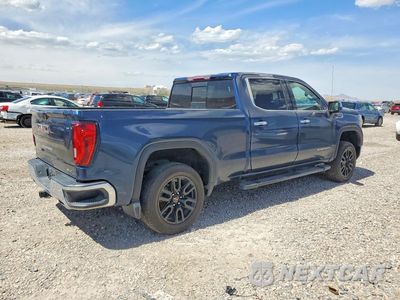 Trzecie zdjęcie samochodu z tyłu: 2021 GMC SIERRA K1500 SLT VIN:3GTU9DEL8MG104190 - miniatura
