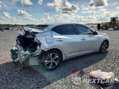 Trzecie zdjęcie samochodu z tyłu: 2021 NISSAN SENTRA SV VIN:3N1AB8CV2MY310413 - miniatura