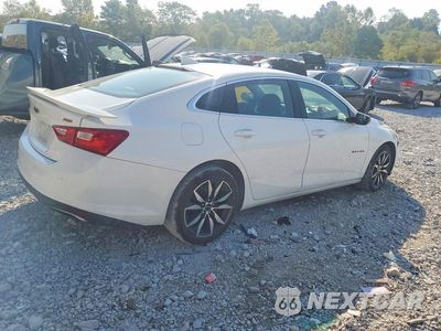 Trzecie zdjęcie samochodu z tyłu: 2021 CHEVROLET MALIBU RS VIN:1G1ZG5ST3MF062463 - miniatura