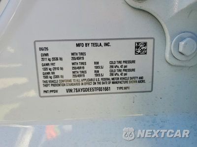 Zdjęcie 13 z 13 samochodu: 2026 TESLA MODEL Y VIN:7SAYGDEE5TF651661 - miniatura