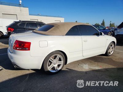 Trzecie zdjęcie samochodu z tyłu: 2007 AUDI A4 2.0T CABRIOLET VIN:WAUAF48H77K022917 - miniatura