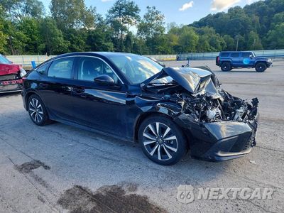 Czwarte zdjęcie samochodu z boku: 2022 HONDA CIVIC EXL VIN:19XFL1H70NE021387 - miniatura