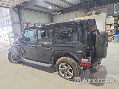 Drugie zdjęcie samochodu z przodu: 2019 JEEP WRANGLER UNLIMITED SAHARA VIN:1C4HJXEG9KW578404 - miniatura