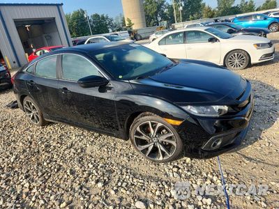 Czwarte zdjęcie samochodu z boku: 2021 HONDA CIVIC SPORT VIN:2HGFC2F85MH551019 - miniatura