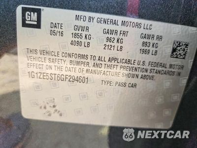 Zdjęcie 12 z 12 samochodu: 2016 CHEVROLET MALIBU LT VIN:1G1ZE5ST6GF294601 - miniatura