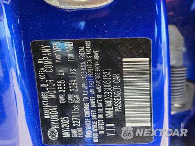 Zdjęcie 12 z 12 samochodu: 2025 HYUNDAI ELANTRA SEL SPORT VIN:KMHLM4DG9SU031531 - miniatura