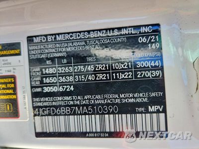 Zdjęcie 13 z 13 samochodu: 2021 MERCEDES-BENZ GLE COUPE AMG 53 4MATIC VIN:4JGFD6BB7MA510390 - miniatura