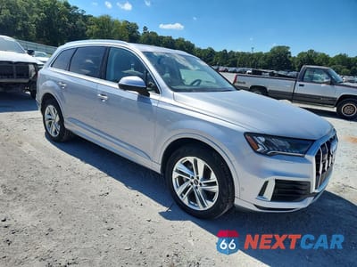 Czwarte zdjęcie samochodu z boku: 2022 AUDI Q7 PREMIUM PLUS VIN:WA1LXBF76ND002094 - miniatura