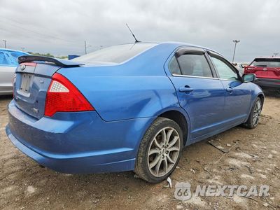 Trzecie zdjęcie samochodu z tyłu: 2010 FORD FUSION SE VIN:3FAHP0HG3AR362633 - miniatura