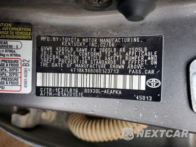 Zdjęcie 12 z 12 samochodu: 2006 TOYOTA AVALON LIMITED VIN:4T1BK36B06U123713 - miniatura