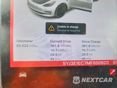 Zdjęcie 9 z 12 samochodu: 2021 TESLA MODEL 3 VIN:5YJ3E1EC7MF850920 - miniatura
