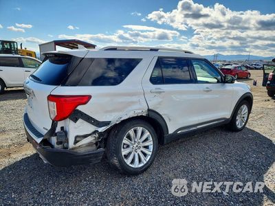 Trzecie zdjęcie samochodu z tyłu: 2022 FORD EXPLORER LIMITED VIN:1FM5K8FWXNNA10700 - miniatura