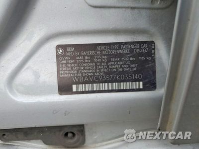 Zdjęcie 13 z 13 samochodu: 2007 BMW 328 XI VIN:WBAVC93577K035140 - miniatura
