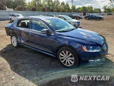 Czwarte zdjęcie samochodu z boku: 2013 VOLKSWAGEN PASSAT SEL VIN:1VWCP7A33DC027012 - miniatura