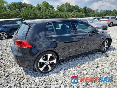 Trzecie zdjęcie samochodu z tyłu: 2017 VOLKSWAGEN GTI S/SE VIN:3VW447AU9HM075060 - miniatura