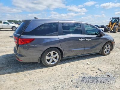 Trzecie zdjęcie samochodu z tyłu: 2020 HONDA ODYSSEY EX VIN:5FNRL6H53LB018774 - miniatura