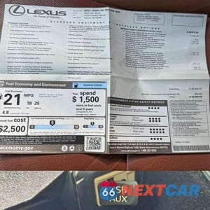 Zdjęcie 14 z 14 samochodu: 2015 LEXUS RX 350 BASE VIN:2T2ZK1BA5FC189140 - miniatura
