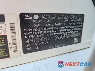 Zdjęcie 12 z 12 samochodu: 2017 JAGUAR XE PREMIUM VIN:SAJAJ4BVXHA958474 - miniatura