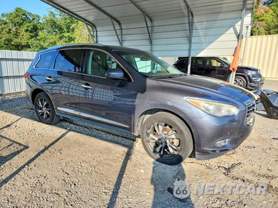 Czwarte zdjęcie samochodu z boku: 2013 INFINITI JX35 BASE VIN:5N1AL0MNXDC300825 - miniatura