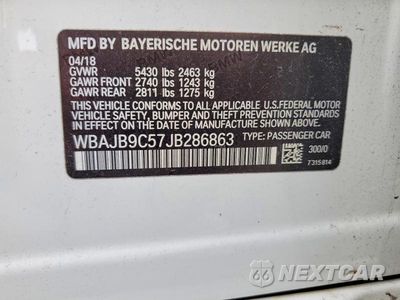 Zdjęcie 12 z 12 samochodu: 2018 BMW M550XI VIN:WBAJB9C57JB286863 - miniatura