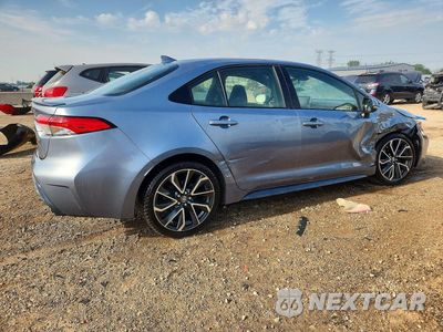 Trzecie zdjęcie samochodu z tyłu: 2020 TOYOTA COROLLA SE VIN:JTDS4RCE2LJ024291 - miniatura