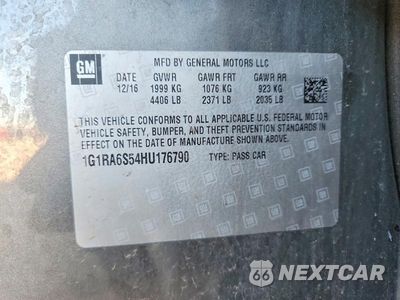Zdjęcie 13 z 13 samochodu: 2017 CHEVROLET VOLT LT VIN:1G1RA6S54HU176790 - miniatura