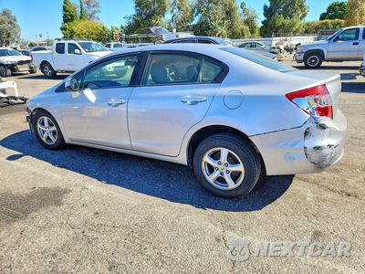 Drugie zdjęcie samochodu z przodu: 2012 HONDA CIVIC NATURAL GAS VIN:19XFB5F57CE000691 - miniatura