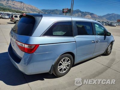 Trzecie zdjęcie samochodu z tyłu: 2011 HONDA ODYSSEY EXL VIN:5FNRL5H64BB051252 - miniatura