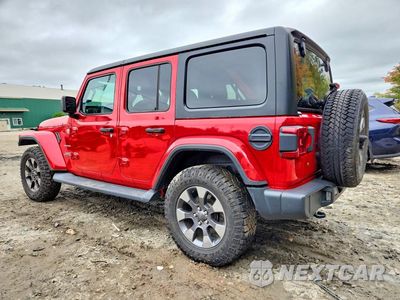 Drugie zdjęcie samochodu z przodu: 2018 JEEP WRANGLER UNLIMITED SAHARA VIN:1C4HJXEG2JW176500 - miniatura