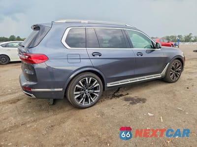 Trzecie zdjęcie samochodu z tyłu: 2019 BMW X7 XDRIVE50I VIN:5UXCX4C57KLS36040 - miniatura