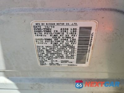 Zdjęcie 13 z 13 samochodu: 2011 NISSAN ROGUE S VIN:JN8AS5MT1BW159064 - miniatura