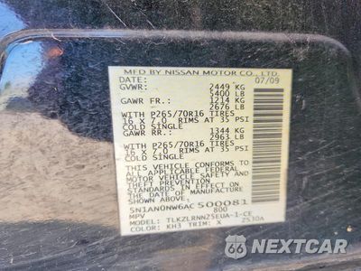 Zdjęcie 13 z 13 samochodu: 2010 NISSAN XTERRA X VIN:5N1AN0NW6AC500081 - miniatura