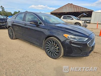 Czwarte zdjęcie samochodu z boku: 2019 FORD FUSION SEL VIN:3FA6P0CD5KR117859 - miniatura